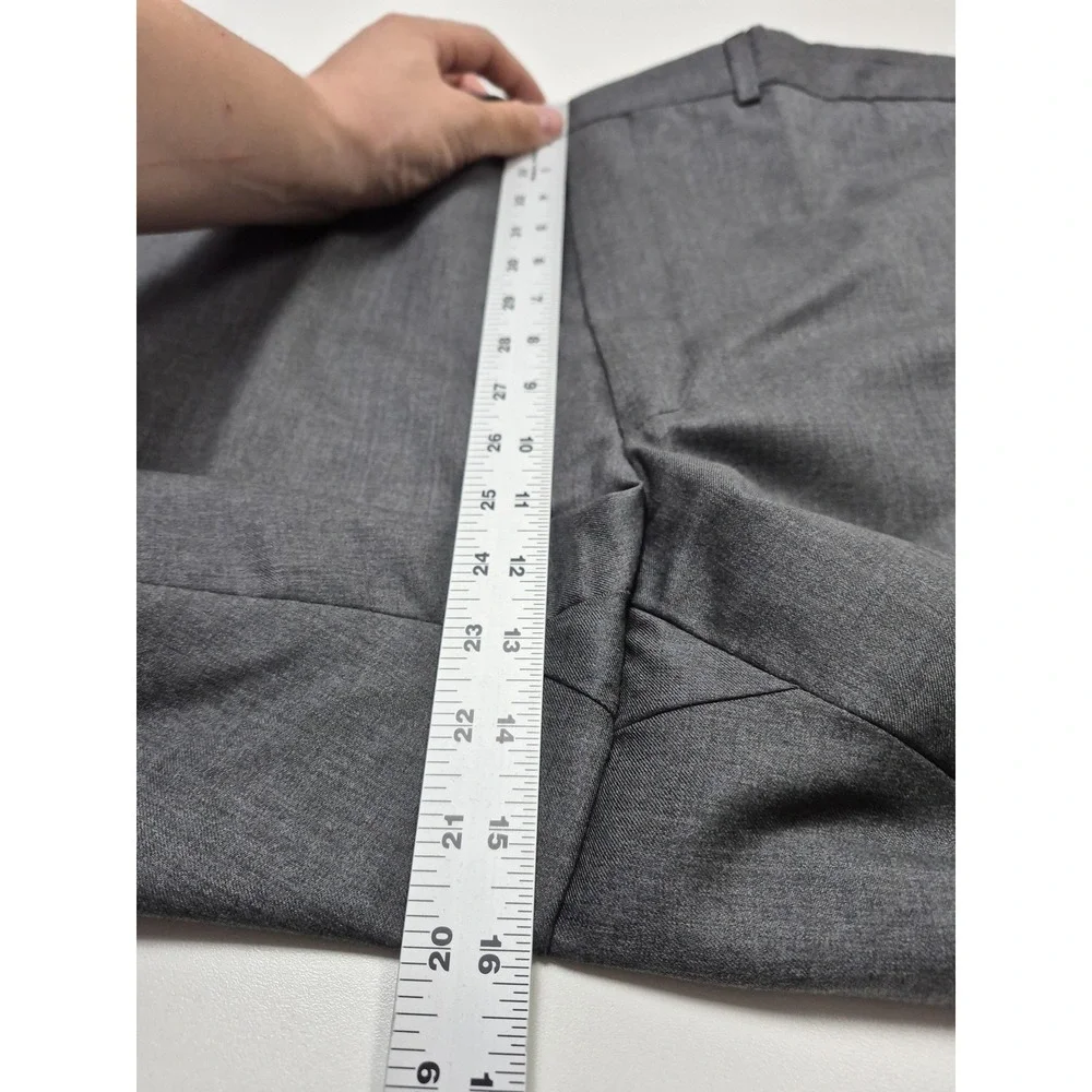 Peerless Couture International Suit Pants Men's 44x36 Gray Wool Dress Unhemmed